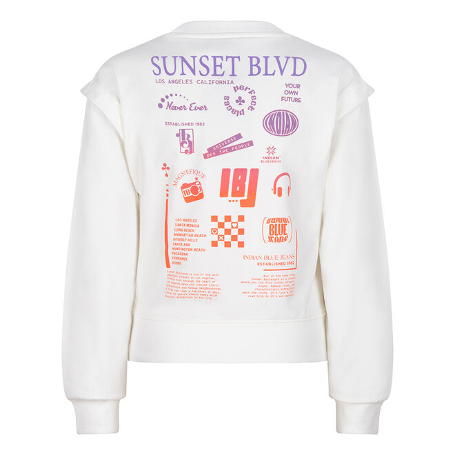 Sweater Sunset Blvd 901 Lily White