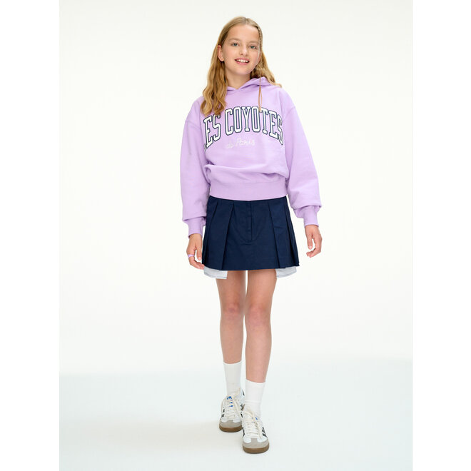 Relaxed-fit college hoodie -  wild violet 106 -
