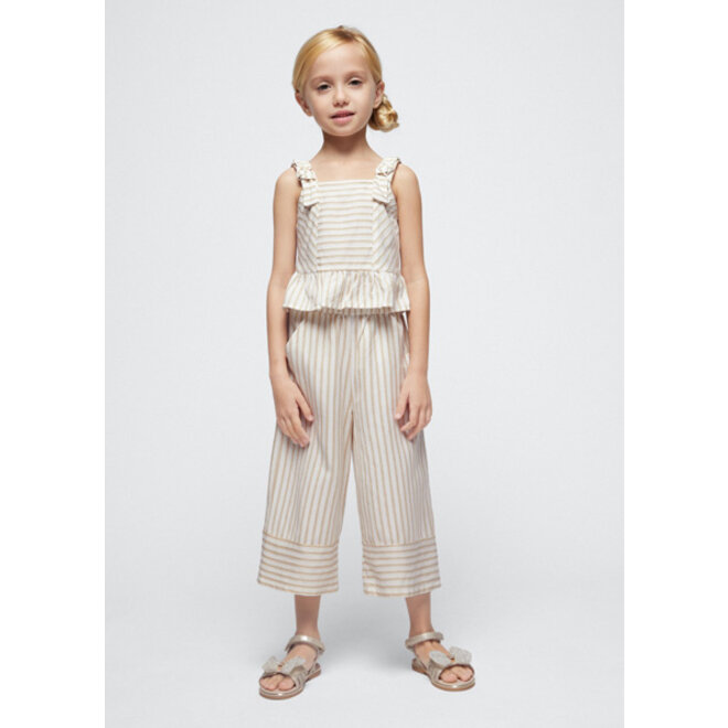 Stripes long trousers         19 Beige