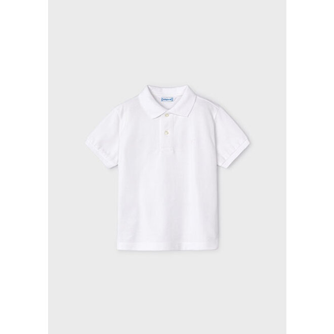 Basic s/s polo                36 White