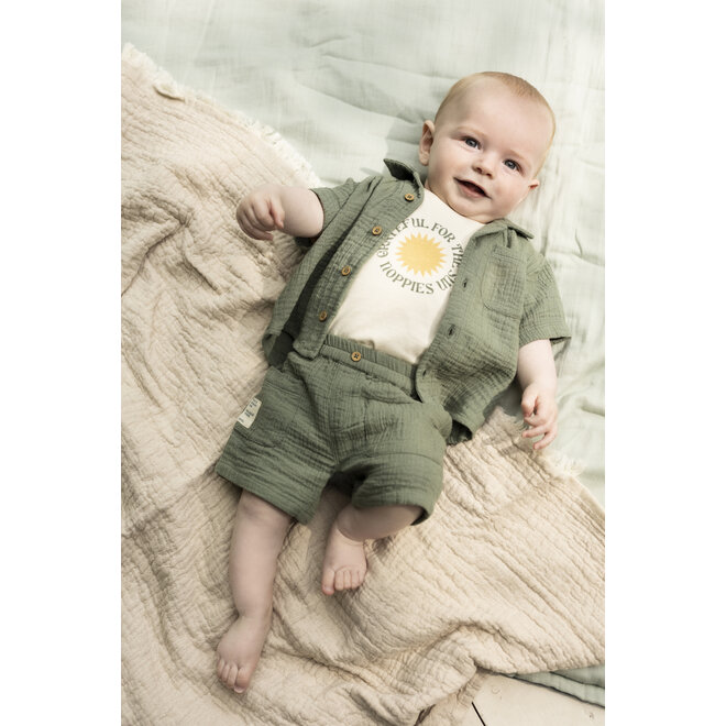 Boys Short Burnet N037 Agave Green