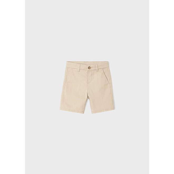 Basic twill chino shorts      59 Sesame