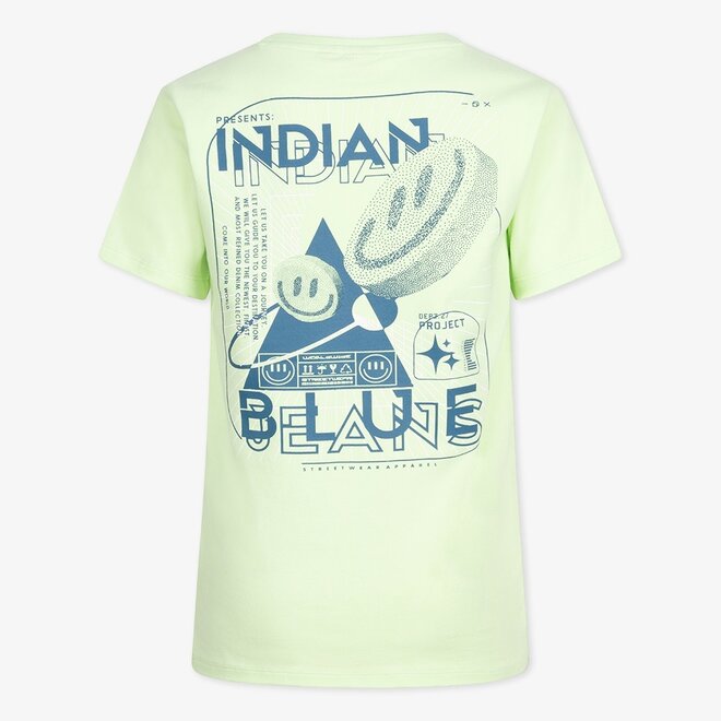 T-Shirt Indian Smile 620 Pistache Green