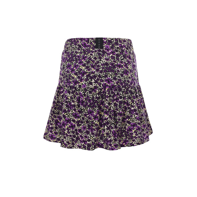 10Sixteen printed skort 389 purple flower