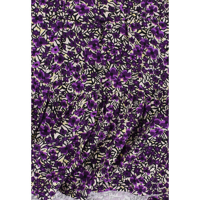 10Sixteen printed skort 389 purple flower