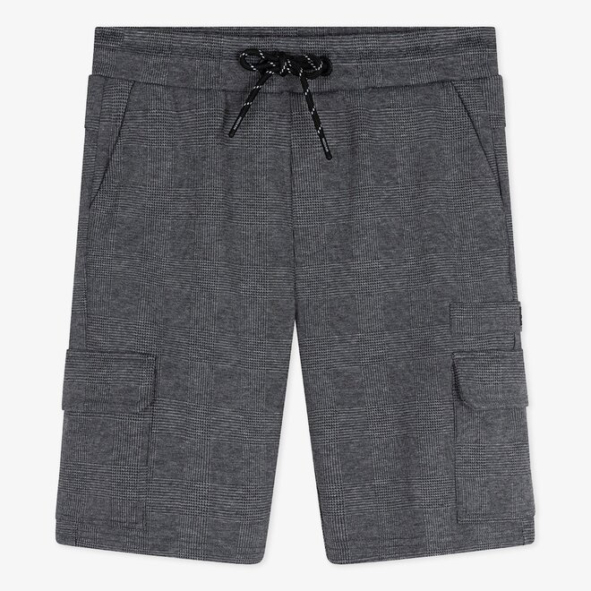 Cargo Jog Short Check 951 Medium Grey Melange