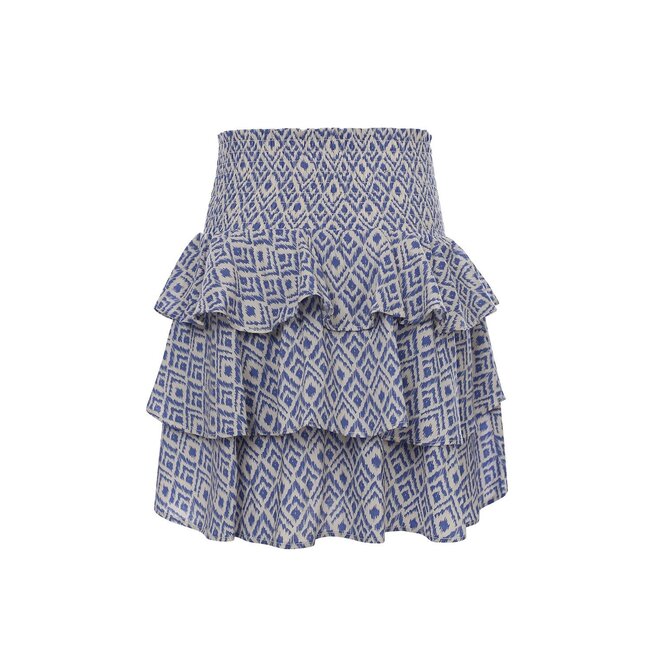 10Sixteen skort 673 blue ikat