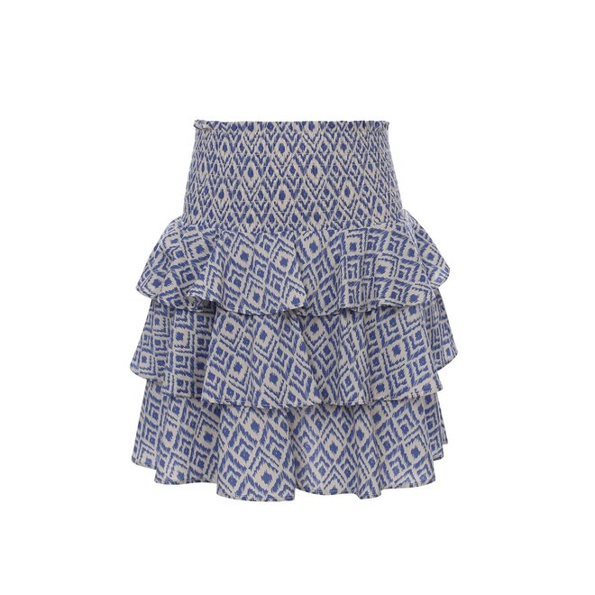 10Sixteen skort 673 blue ikat