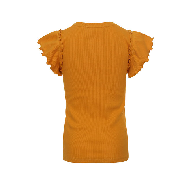 Little rib t-shirt 507 Warm Yellow