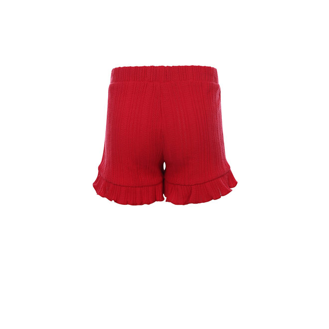 Little ajour short 272 Red