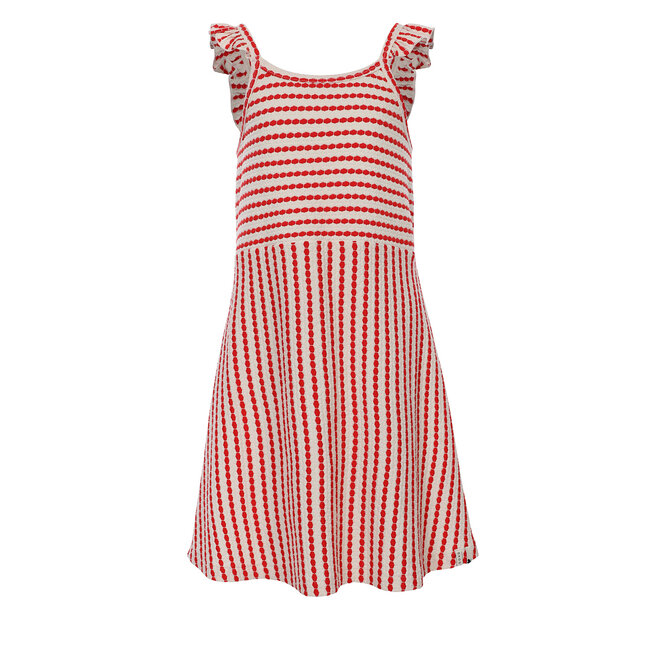 Little striped dress 272 Red