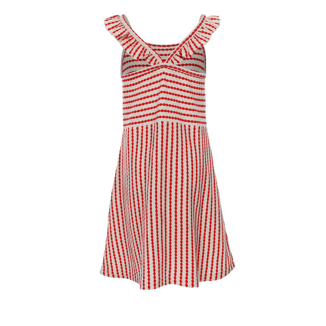 Little striped dress 272 Red