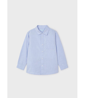 Mayoral Basic l/s shirt               146 49 Sky blue