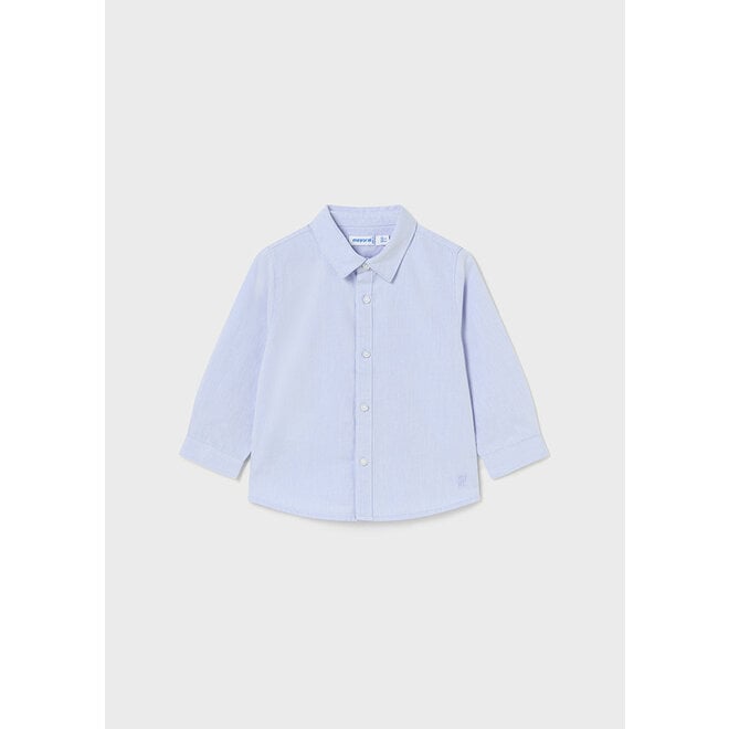 Basic l/s shirt               124 22 Sky blue