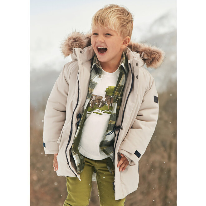 Parka coat                    4468 64 Gypsum