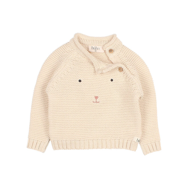 NB TEDDY JUMPER 000022 ECRU