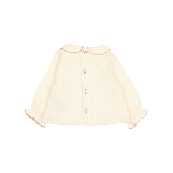 NB MUSLIN BLOUSE 000022 ECRU