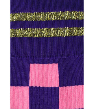 Pindahs Hockeysocks/Amelie/Check Purple Pink