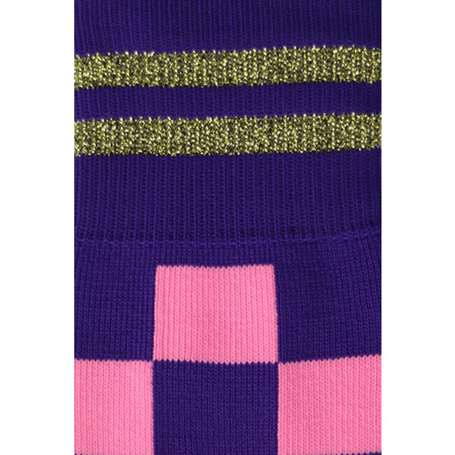 Pindahs Hockeysocks/Amelie/Check Purple Pink