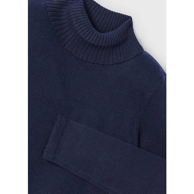 Basic knitting turtleneck     313 67 Navy