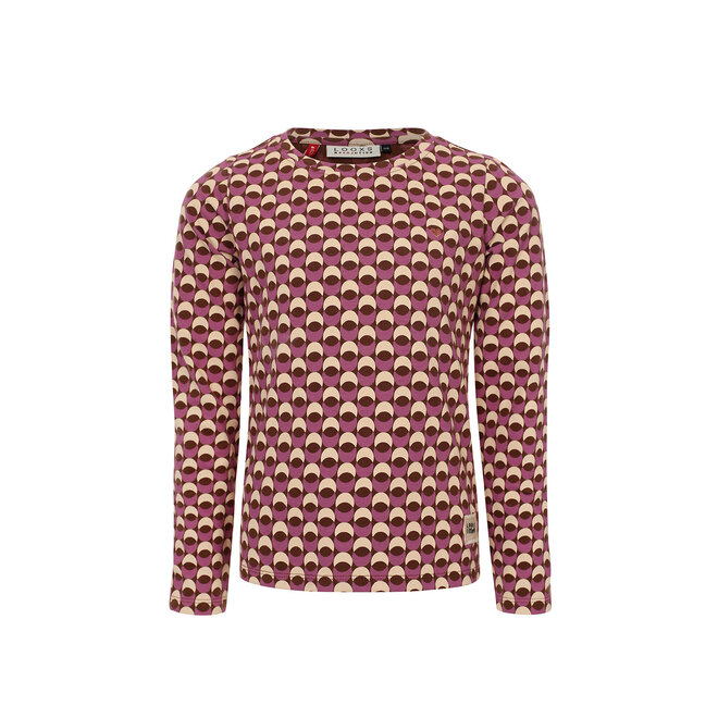 Little printed T-shirt l/s 950 retro jacquard