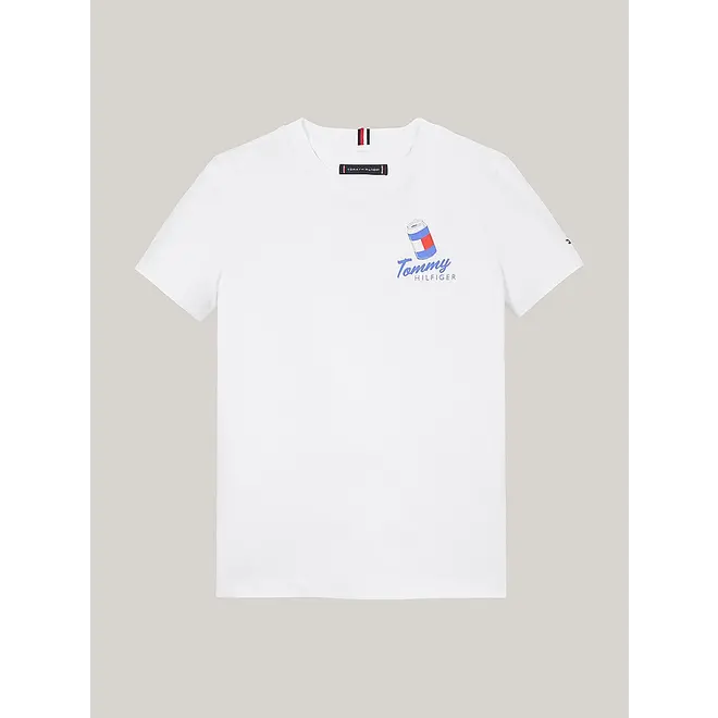 FUN PRINT TEE SS, YBSWhite S/S T-Shirt