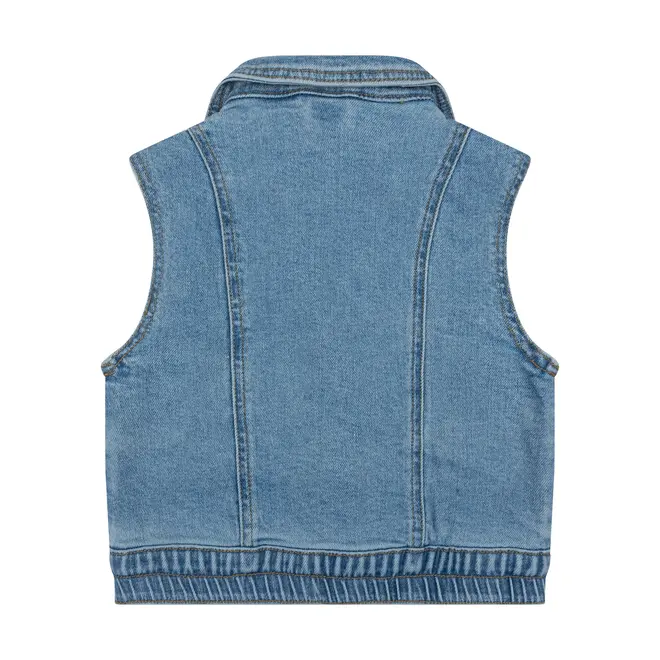 Denim Gilet Blue 7154 Used Medium Denim