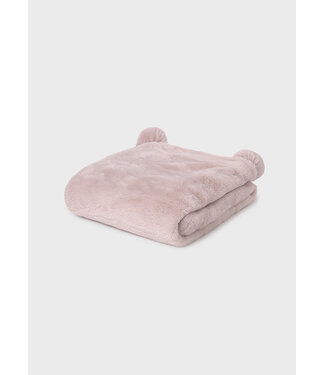 Mayoral Pompom fur blanket            9492 84 Walnut