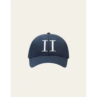 Les Deux Baseball Cap Encore Suede Kids 460201-Dark Navy/White