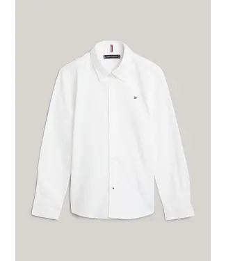 Tommy Hilfiger Stretch Oxford L/S  Shirt YBR White