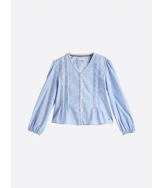 Tommy Hilfiger STRIPE BLOUSE LS, 0A6 Blue Spell Stripe