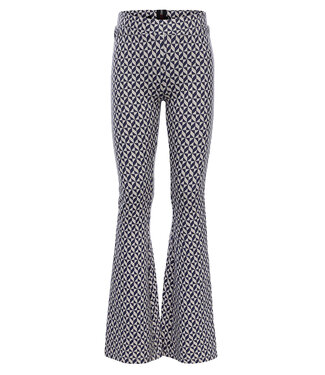 Looxs 10Sixteen 2501-5613-029 10sixteen Jaquard Flare Pants 29 Geomatric