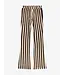 Striped Flared Pants 2712 Almond