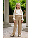Flo girls plisse metallic pants with elastic wb 556 Soft gold