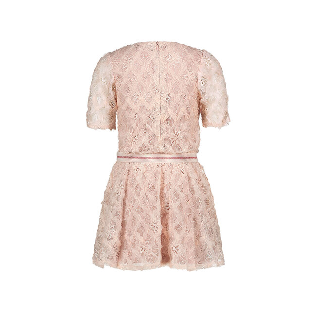 Flo girls dress with fancy fabric + lining 205 Blush