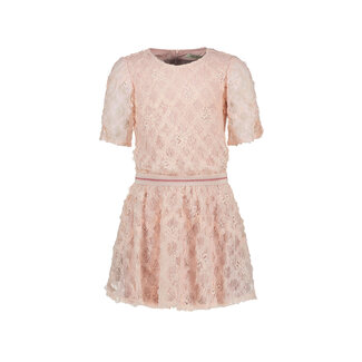 Like Flo Flo girls dress with fancy fabric + lining 205 Blush