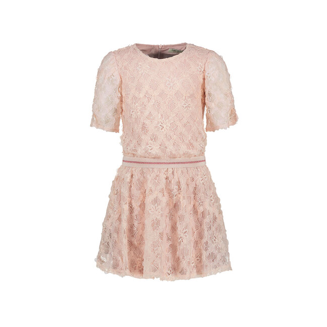 Flo girls dress with fancy fabric + lining 205 Blush