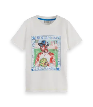 SCOTCH & SODA AMSTERDAM Regular-fit artwork t-shirt - null 101 -