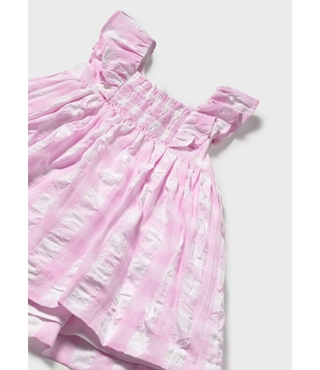 Vichy dress 1912 Mauve