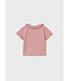 S/s ribbed polo              1104 Rose      74