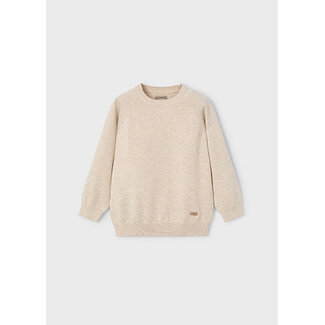 Mayoral Basic crew neck jumper       311 H. Sand   51