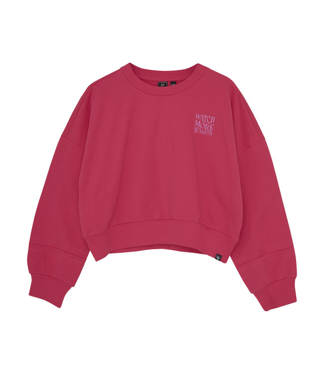 Loose Fit Sweater Backprint 970115 Pink 4112 Azalea