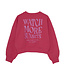 Loose Fit Sweater Backprint 970115 Pink 4112 Azalea
