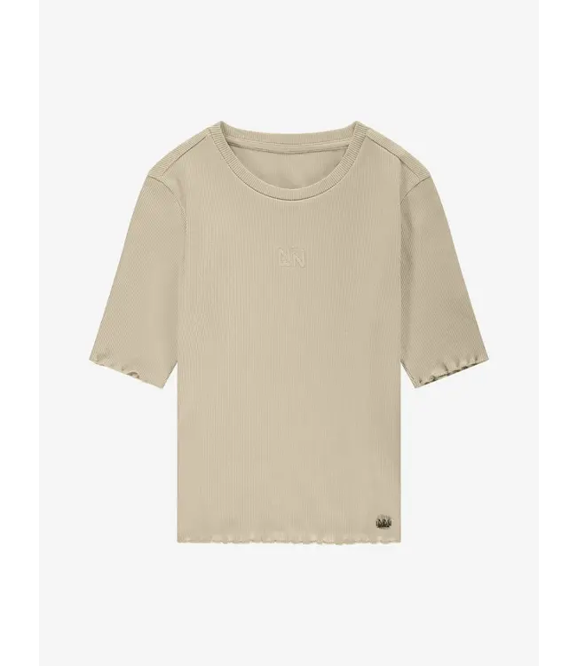 Sylvia Rib Top 2587 Wood Ash