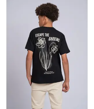 Nik&Nik Blooms Oversized T-Shirt 9000 Black