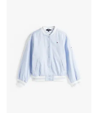 Tommy Hilfiger COTTON VARSITY JACKE, C1O C1O Breezy Blue