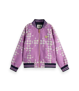 SCOTCH & SODA AMSTERDAM 179279 reversible jacket - Heirloom Quilt Pink