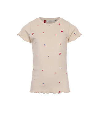 Looxs Little 2511-7416-894 Little T-shirt Short Sleeve with emb 894 Mini print