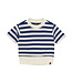 T-shirt Cropped Rib Striped 970123 Dark Navy 7939 Blueprint