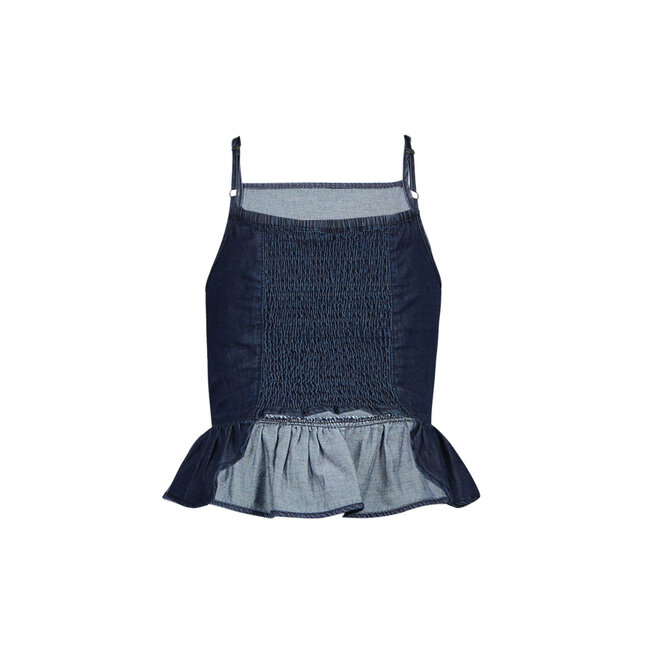 Elif Flo girls chambrey top 199 Indigo